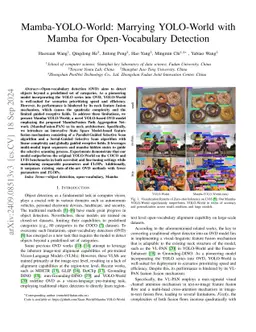 Mamba-YOLO-World: Marrying YOLO-World with Mamba for Open-Vocabulary
  Detection