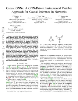 Causal GNNs: A GNN-Driven Instrumental Variable Approach for Causal
  Inference in Networks