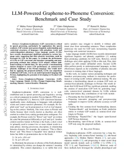 LLM-Powered Grapheme-to-Phoneme Conversion: Benchmark and Case Study