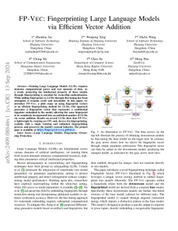 Fingerprint Vector: Enabling Scalable and Efficient Model Fingerprint Transfer via Vector Addition