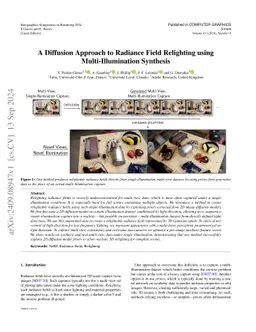 A Diffusion Approach to Radiance Field Relighting using
  Multi-Illumination Synthesis