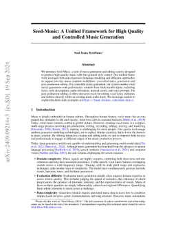 Seed-Music: A Unified Framework for High Quality and Controlled Music
  Generation