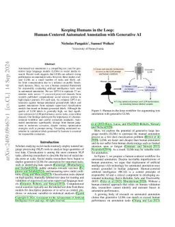 Keeping Humans in the Loop: Human-Centered Automated Annotation with
  Generative AI