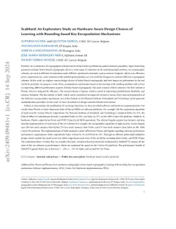 Scabbard: An Exploratory Study on Hardware Aware Design Choices of
  Learning with Rounding-based Key Encapsulation Mechanisms