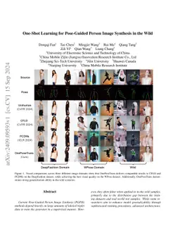 One-Shot Learning for Pose-Guided Person Image Synthesis in the Wild