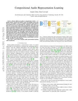 Compositional Audio Representation Learning