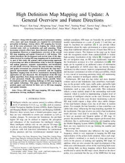 High Definition Map Mapping and Update: A General Overview and Future
  Directions