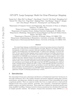 GP-GPT: Large Language Model for Gene-Phenotype Mapping