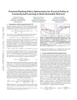 Proximal Ranking Policy Optimization for Practical Safety in
  Counterfactual Learning to Rank