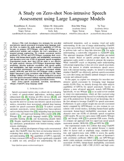A Study on Zero-shot Non-intrusive Speech Assessment using Large Language Models