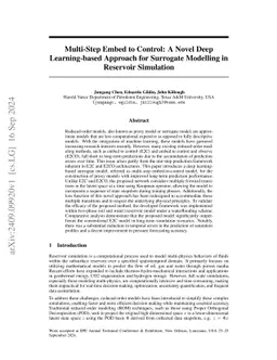 Multi-Step Embed to Control: A Novel Deep Learning-based Approach for
  Surrogate Modelling in Reservoir Simulation