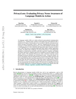 PrivacyLens: Evaluating Privacy Norm Awareness of Language Models in Action