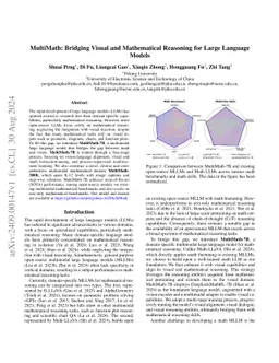 MultiMath: Bridging Visual and Mathematical Reasoning for Large Language
  Models