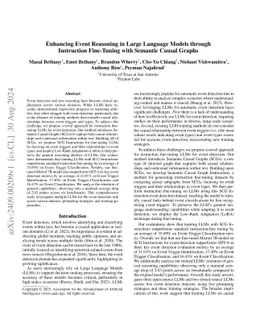 Enhancing Event Reasoning in Large Language Models through Instruction
  Fine-Tuning with Semantic Causal Graphs