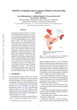 MAPWise: Evaluating Vision-Language Models for Advanced Map Queries