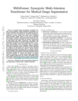 SMAFormer: Synergistic Multi-Attention Transformer for Medical Image Segmentation