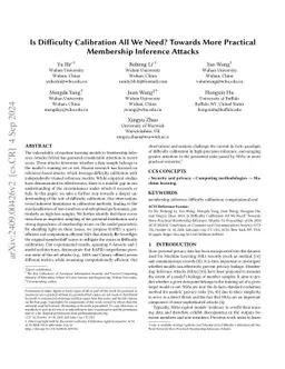 Is Difficulty Calibration All We Need? Towards More Practical Membership
  Inference Attacks