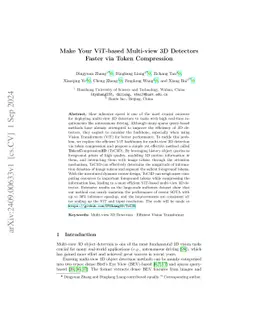 Make Your ViT-based Multi-view 3D Detectors Faster via Token Compression