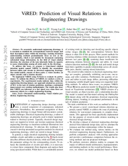 ViRED: Prediction of Visual Relations in Engineering Drawings