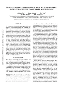 MMT-BERT: Chord-aware Symbolic Music Generation Based on Multitrack
  Music Transformer and MusicBERT