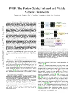 IVGF: The Fusion-Guided Infrared and Visible General Framework