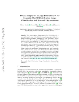 SOOD-ImageNet: a Large-Scale Dataset for Semantic Out-Of-Distribution
  Image Classification and Semantic Segmentation