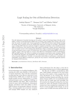 Logit Scaling for Out-of-Distribution Detection