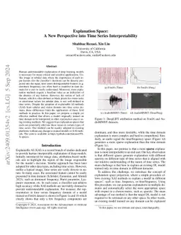 Explanation Space: A New Perspective into Time Series Interpretability