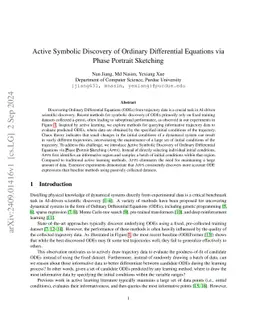Active Symbolic Discovery of Ordinary Differential Equations via Phase Portrait Sketching