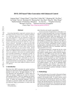 DiVE: DiT-based Video Generation with Enhanced Control