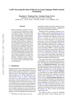 LASP: Surveying the State-of-the-Art in Large Language Model-Assisted AI
  Planning