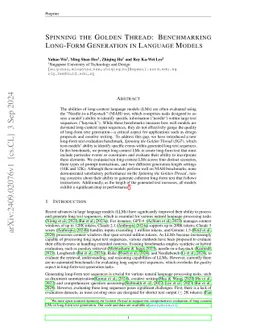 LongGenBench: Benchmarking Long-Form Generation in Long Context LLMs