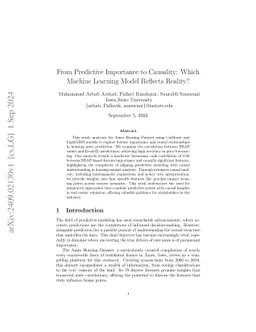 From Predictive Importance to Causality: Which Machine Learning Model
  Reflects Reality?