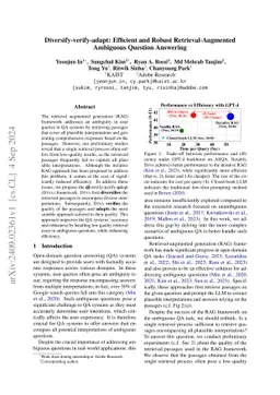 Diversify-verify-adapt: Efficient and Robust Retrieval-Augmented Ambiguous Question Answering