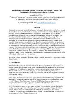 Adaptive Class Emergence Training: Enhancing Neural Network Stability
  and Generalization through Progressive Target Evolution