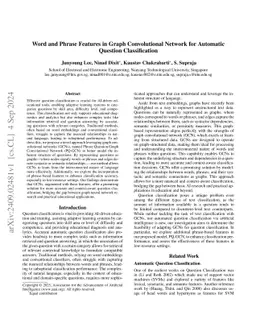 PQ-GCN: Enhancing Text Graph Question Classification with Phrase Features