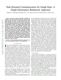 Task-Oriented Communication for Graph Data: A Graph Information
  Bottleneck Approach