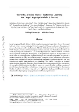 Towards a Unified View of Preference Learning for Large Language Models:
  A Survey
