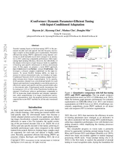 iConFormer: Dynamic Parameter-Efficient Tuning with Input-Conditioned Adaptation