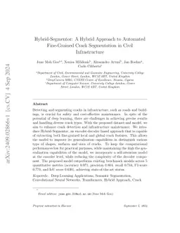 Hybrid-Segmentor: A Hybrid Approach to Automated Fine-Grained Crack
  Segmentation in Civil Infrastructure