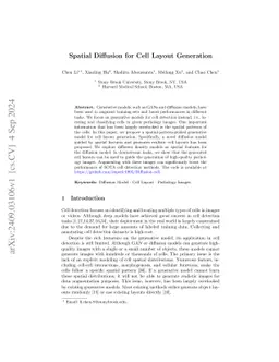 Spatial Diffusion for Cell Layout Generation