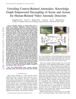 Unveiling Context-Related Anomalies: Knowledge Graph Empowered
  Decoupling of Scene and Action for Human-Related Video Anomaly Detection