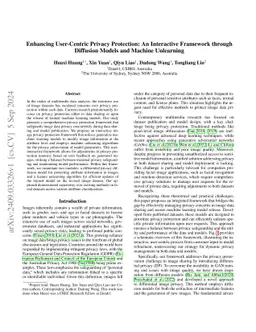 Enhancing User-Centric Privacy Protection: An Interactive Framework
  through Diffusion Models and Machine Unlearning