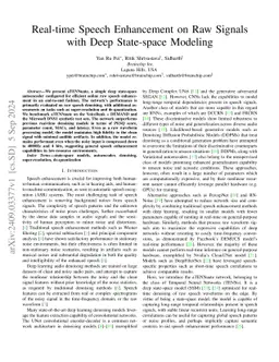 aTENNuate: Optimized Real-time Speech Enhancement with Deep SSMs on Raw Audio