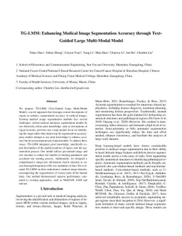 TG-LMM: Enhancing Medical Image Segmentation Accuracy through
  Text-Guided Large Multi-Modal Model