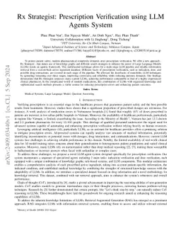 Rx Strategist: Prescription Verification using LLM Agents System