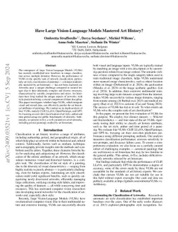 Have Large Vision-Language Models Mastered Art History?