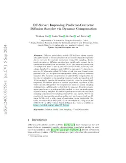 DC-Solver: Improving Predictor-Corrector Diffusion Sampler via Dynamic
  Compensation