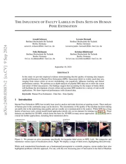 The Influence of Faulty Labels in Data Sets on Human Pose Estimation