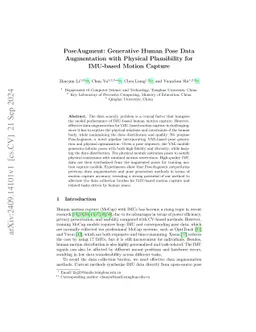 PoseAugment: Generative Human Pose Data Augmentation with Physical
  Plausibility for IMU-based Motion Capture